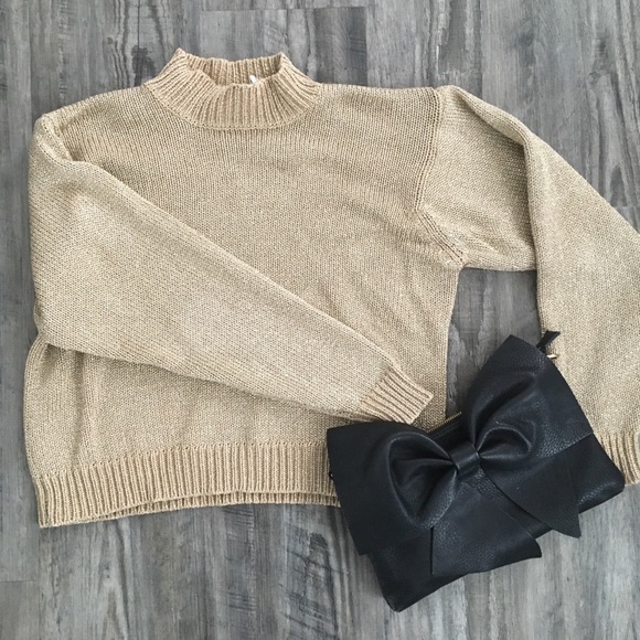 Lord & Taylor Sweaters - Sparkly Champagne Sweater